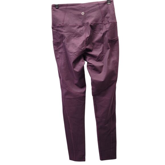 Core 10 Women All Day Comfort High-Waist Side-Pocket Yoga Legging Purple Small - Picture 3 of 13